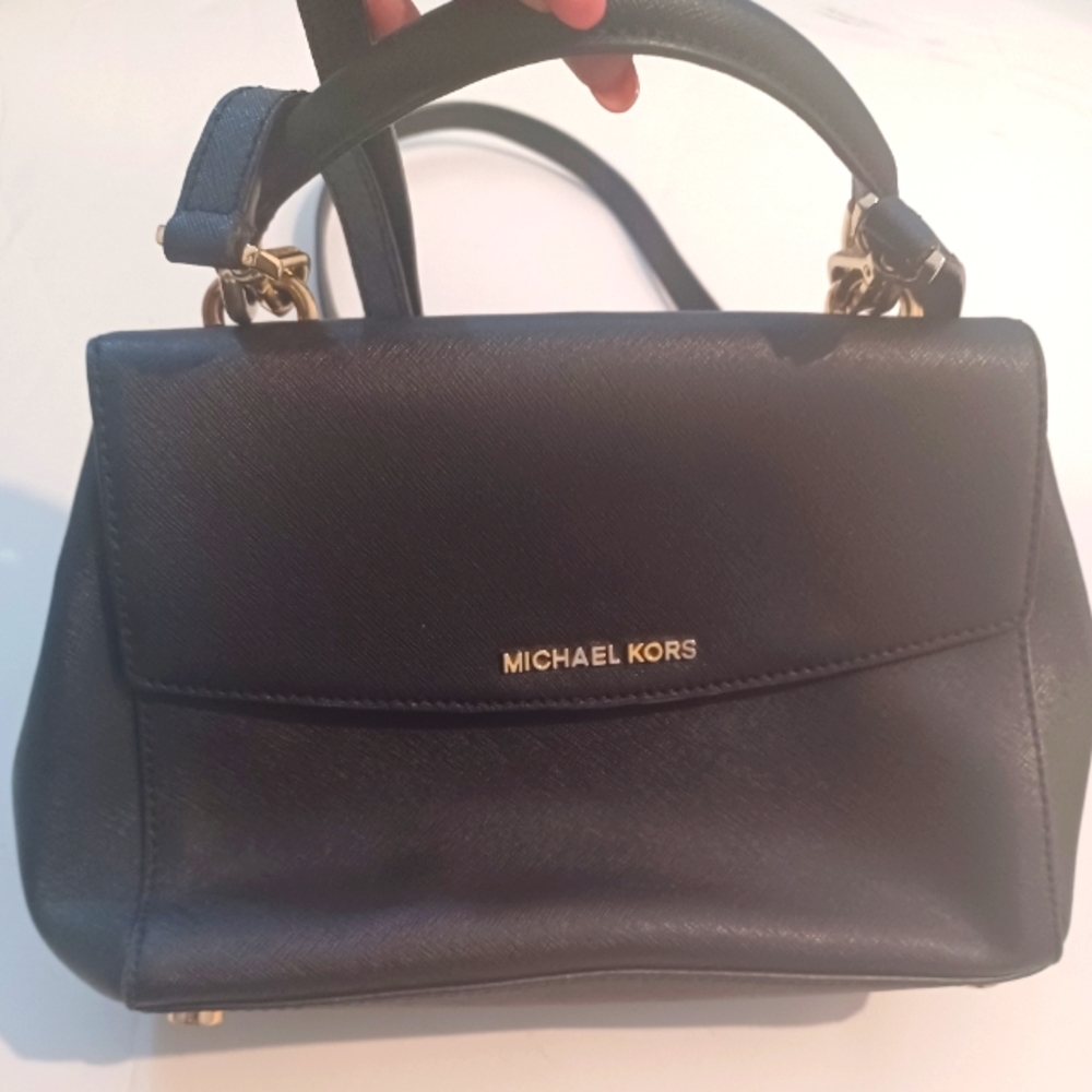 Michael Kors 'Ava' Small Leather Satchel